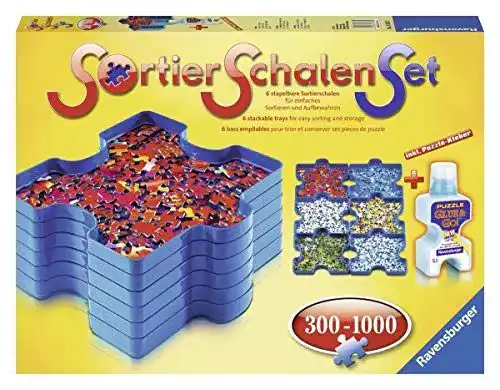 Ravensburger Puzzle-Kleber und Sortierschalen-Set