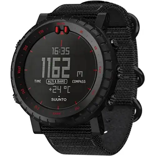 Suunto Core Outdoor Uhr für Damen und Herren in Schwarz Rot
