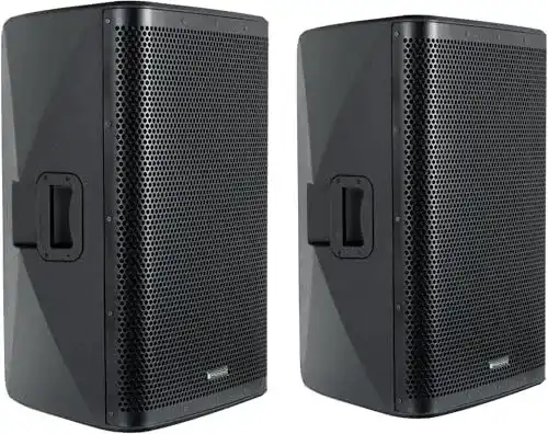 Pronomic C-215 MA Aktivboxen Stereo Set – Zwei aktive 2-Wege Lautsprecher