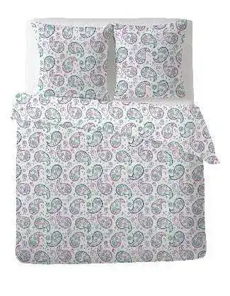 IKEA Stallört Bettwäscheset in Weiß mit Paisley Muster