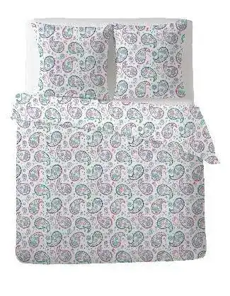 IKEA Stallört Bettwäscheset in Weiß mit Paisley Muster