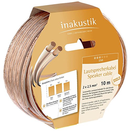 Inakustik Star Lautsprecherkabel 2x 2,5 mm² 10 m