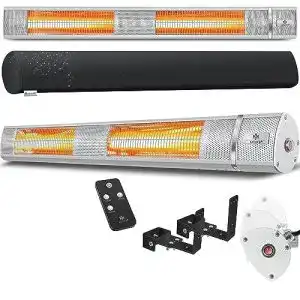 Kesser Infrarot Heizstrahler 3000W mit Fernbedienung und Schutzhülle