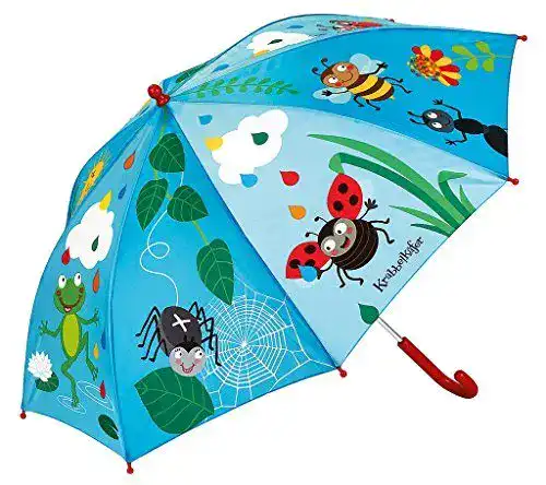 Kinder-Regenschirm mit Krabbelkäfer-Design für Kinder