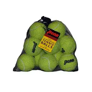 Drucklose Tennisbälle von Penn Trainings- und Übungsbälle im Netzbeutel