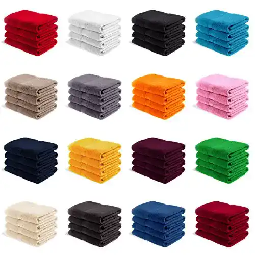 Handtuchset EllaTex Paris in Aquamarin 100% Baumwolle