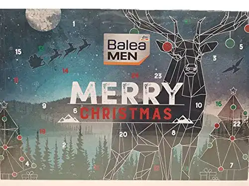 Adventskalender Balea Men für Herren – Kosmetik und Pflege