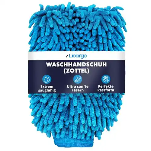 Waschhandschuh Licargo Zottel für die Auto-Wäsche
