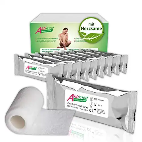 Zinkleimverband Aktimed Derma Relief Zinkverband 10er-Pack
