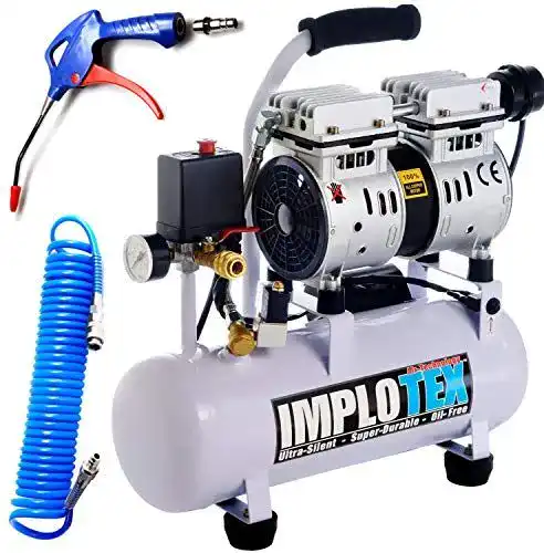 Airbrush-Kompressor Implotex 480W Silent Flüsterkompressor