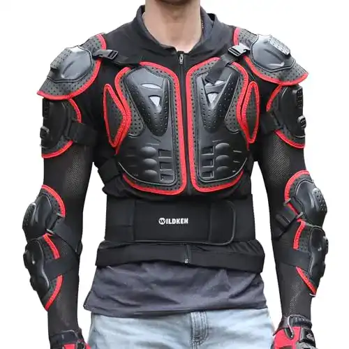 Protektorenweste für Motorrad und Motocross – Wildken Schutzjacke
