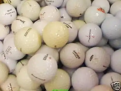 Gebrauchte Golfbälle für Crossgolf und Training – 100 Stück