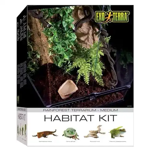 Paludarium Exo Terra Rainforest Habitat Kit für Terrarien