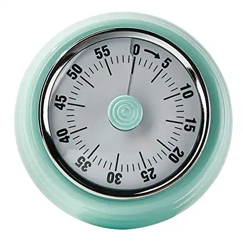 Kurzzeitwecker mechanisch FADDR W6Y8 Küchentimer Grün Acryl