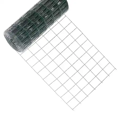 Wildzaun Garmix Gartenzaun aus Maschendraht, 25m x 60cm, grün
