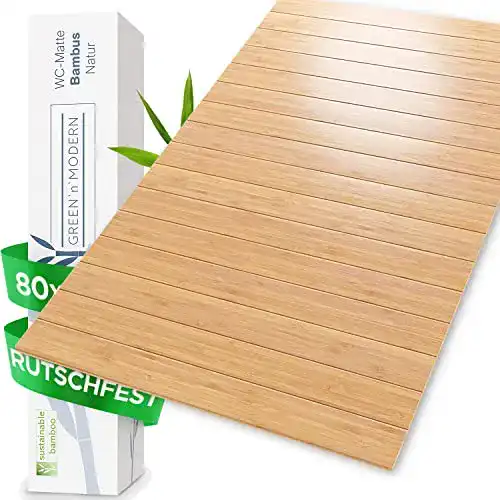 Bambusteppich Badematte von Green’n’Modern aus Bambus