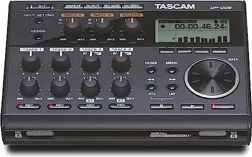 Tascam DP-006 Digitales 6-Spur-Pocketstudio