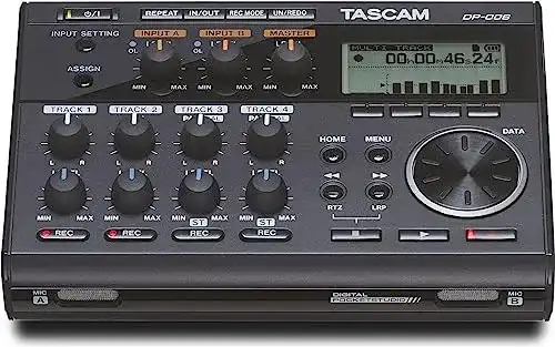 Tascam DP-006 Digitales 6-Spur-Pocketstudio