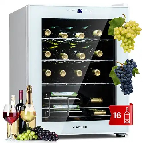 Weinkühlschrank Klarstein Shiraz freistehend, kompakt und elegant