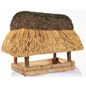 Vogelhaus mit Reetdach