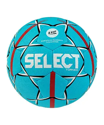 Handball Größe 1 Select Torneo in Türkis-Rot