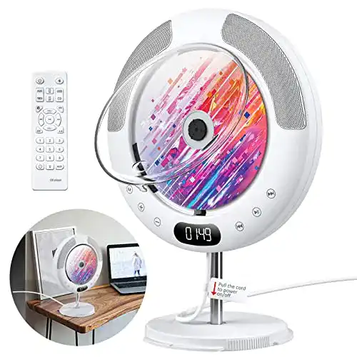 Gueray CD-Player zur Wandmontage mit Bluetooth-Funktion