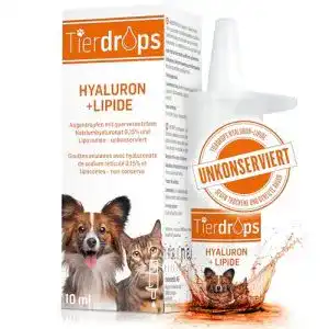 Augenpflege für Hunde und Katzen mit 0,15% Hyaluron