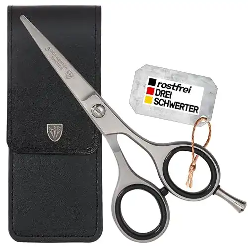 Bartschere von Drei Schwerter, rostfrei und im Etui