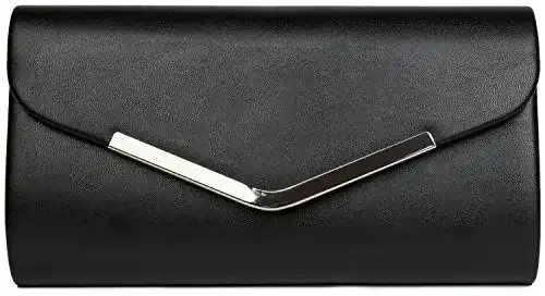 Clutch styleBREAKER Abendtasche im Envelope Kuvert Design