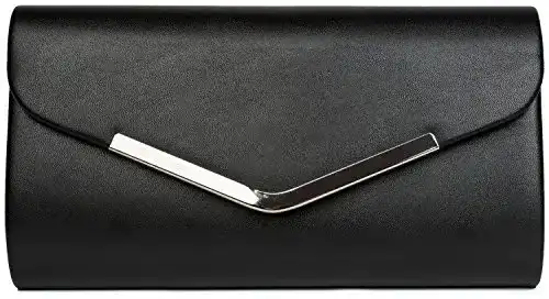 Clutch styleBREAKER Abendtasche im Envelope Kuvert Design