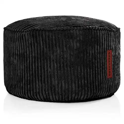 Pouf Green Bean Indoor Sitzhocker 45x25cm mit EPS-Perlen Füllung