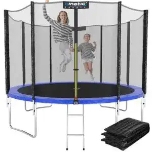 Kinetic Sports Kindertrampolin TPLS06, Ø 183 cm für den Garten