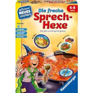 Würfelspiel Ravensburger 24944 – Die freche Sprech-Hexe für Kinder