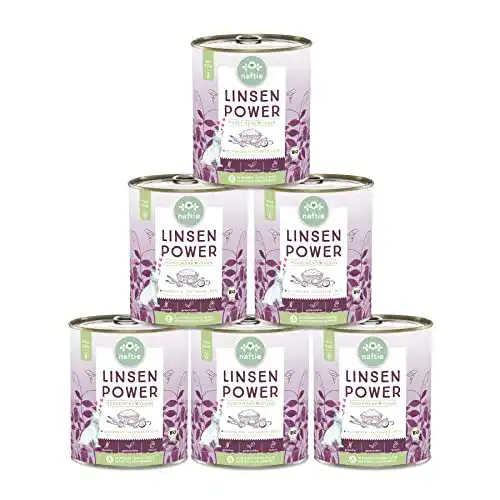 Veganes Hundefutter naftie Bio Linsen Power Nassfutter Menü