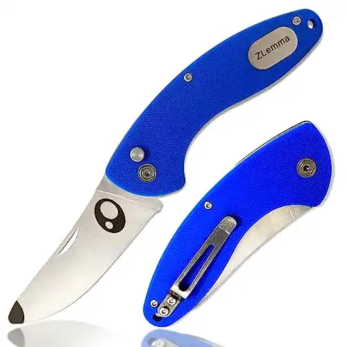 Kindertaschenmesser von Zlemma für Kinder mit Clip und sicherer Klinge