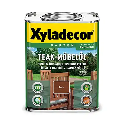 Xyladecor Teakmöbelöl 0,75 Liter für Teakholz-Pflege