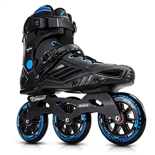 Speed-Skates Damen Jeuwith Inline-Skates mit 3 Rädern und 110 mm Rollen