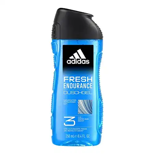 Adidas 3in1 Fresh Endurance Duschgel für Körper, Haar und Gesicht