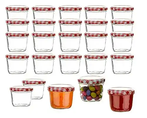 Einmachgläser BigDean 24 Stück Marmeladengläser 230 ml