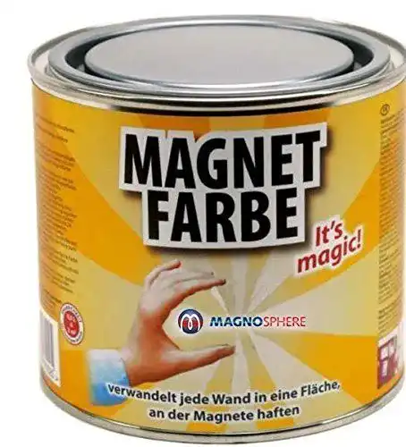 Magnetische Wandfarbe Magnosphere 0,5 Liter für kreative Anwendungen