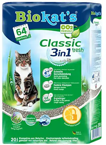Biokat’s Katzenstreu Classic Fresh 3in1 mit Duft 20L