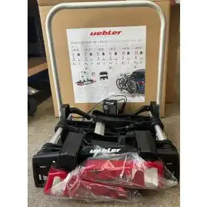 Uebler i21z Fahrradträger für Anhängerkupplung mit 90 Grad Neigung