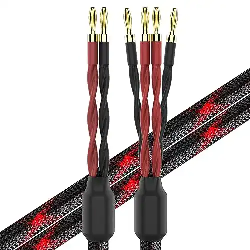 Bi-Wiring-Kabel KK Cable k4B-2B für Lautsprecher, 2,5 m, 1 Paar