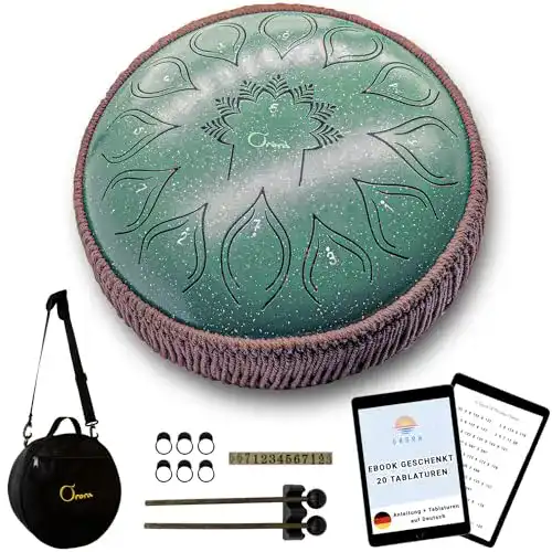 Zungentrommel Orora Steel Tongue Drum 12 Zoll mit 13 Noten