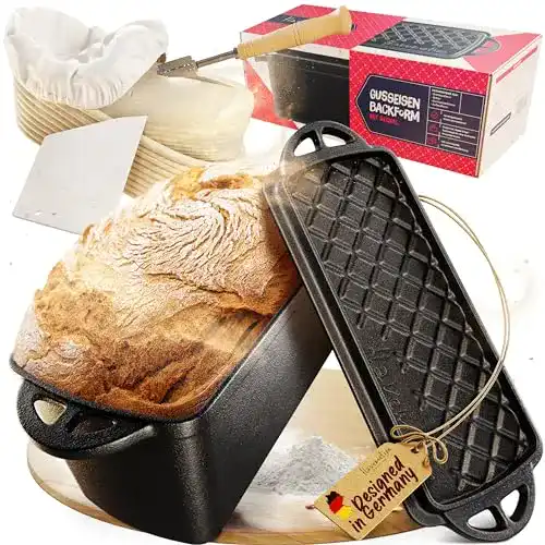 Brotbackform Flavemotion mit Deckel und Zubehörset