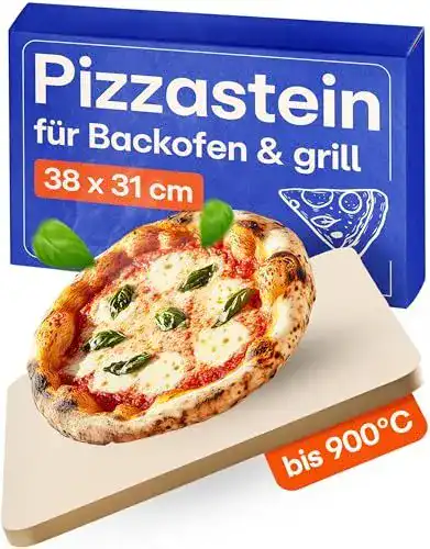 Pizzastein Praknu für Backofen und Gasgrill für knusprige Ergebnisse