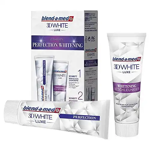 Blend-a-med Zahnpasta 2x 3D White Luxe 2-Phasen 4 x 75 ml
