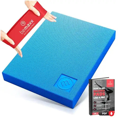 Balance Pad BeMaxx Set mit Fitnessband und Trainings-E-Book XXL