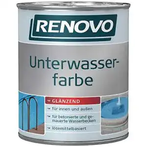 Schwimmbadfarbe Renovo 2,5 Liter lidoblau für Unterwasseranstrich