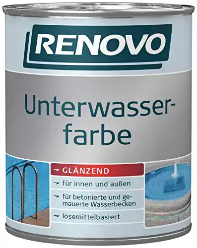 Schwimmbadfarbe Renovo 2,5 Liter lidoblau für Unterwasseranstrich
